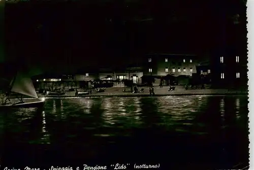 AK / Ansichtskarte 73916276 Livorno_IT Spiaggia e Pensione Lido notturno