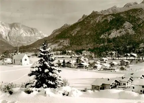 AK / Ansichtskarte  Bayerisch_Gmain mit Untersberg und Lattengebirge