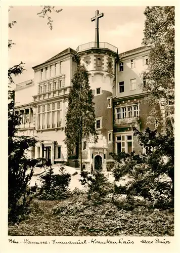 AK / Ansichtskarte 73916303 Wannsee_Berlin Emmanuel Krankenhaus Max Baur