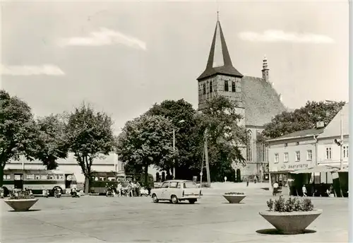 AK / Ansichtskarte  Strasburg__Uckermark Marktplatz