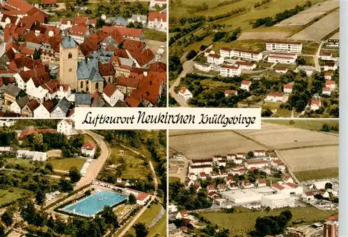 AK / Ansichtskarte 73916341 Neukirchen_Knuellgebirge Fliegeraufnahmen Schwimmbad 