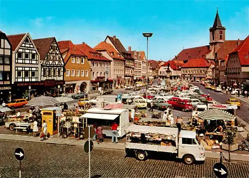 AK / Ansichtskarte  Bad_Neustadt Marktplatz