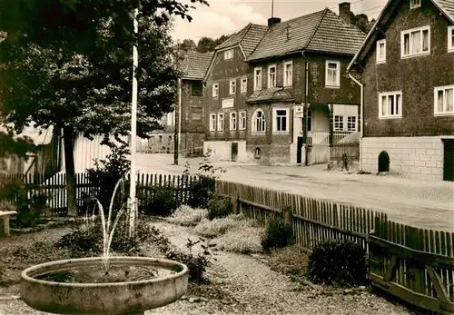 AK / Ansichtskarte  Altendambach_Sankt_Kilian Ortspartie mit Brunnen