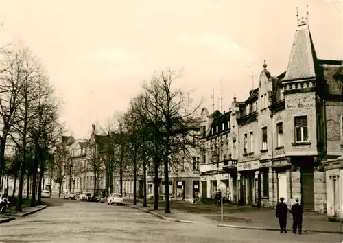 AK / Ansichtskarte  Senftenberg__Niederlausitz Bahnhofstrasse