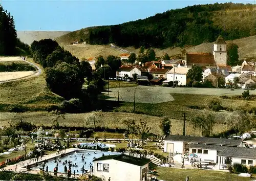 AK / Ansichtskarte  Breitenbrunn_Oberpfalz_Neumarkt Panorama mit Schwimmbad