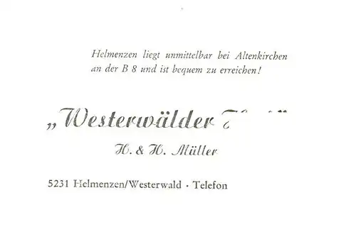 AK / Ansichtskarte 73916379 Helmenzen Westerwaelder Hof Gastraeume Bar Kegelbahn