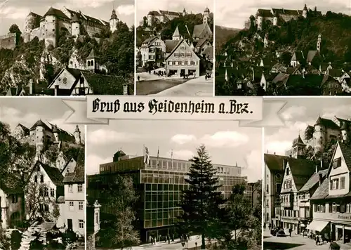 AK / Ansichtskarte 73916449 Heidenheim_Brenz Schlossansichten Ortspartien Halle