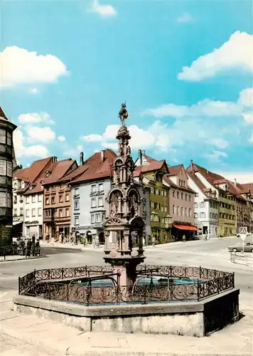 AK / Ansichtskarte  Rottweil_Neckar Marktbrunnen