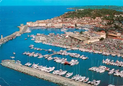 AK / Ansichtskarte  Saint_Tropez_Var Yachthafen Fliegeraufnahme