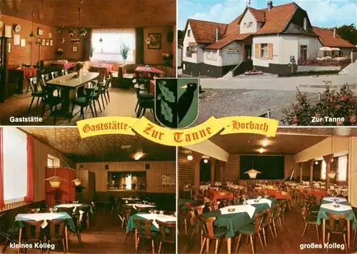 AK / Ansichtskarte  Horbach_Freigericht Gaststaette Zur Tanne Horbach Kleines Kolleg Grosses Kolleg