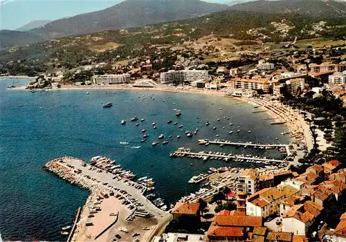 AK / Ansichtskarte  Sainte-Maxime-sur-Mer_83 Vue aerienne du Port et de la Plage