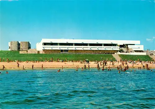 AK / Ansichtskarte  Venus_Rumaenien Strand und Restaurant Esplanade