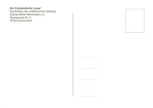 AK / Ansichtskarte  Escherndorf_Volkach Der Escherndorfer Lump