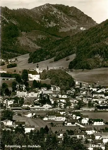 AK / Ansichtskarte  Ruhpolding Fliegeraufnahme mit Hochfelln 