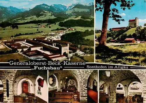 AK / Ansichtskarte 73916664 Sonthofen__Oberallgaeu Generaloberst Beck Kaserne Fuchsbau Teilansichten