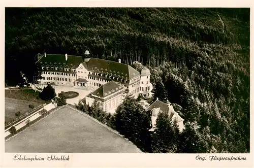 AK / Ansichtskarte  Schwaebisch_Gmuend Erholungsheim Schoenblick Fliegeraufnahme