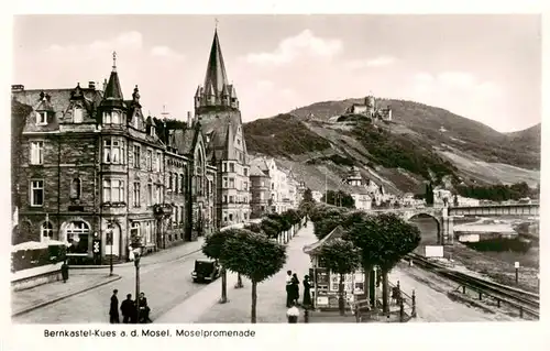 AK / Ansichtskarte 73916725 Bernkastel-Kues_Berncastel Moselpromenade