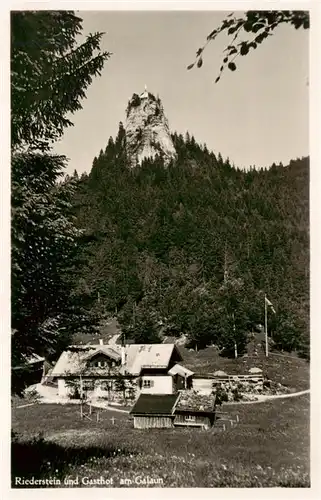 AK / Ansichtskarte  Bad_Wiessee_Tegernsee Riederstein und Gasthof am Galaun