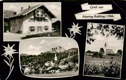 AK / Ansichtskarte  Ainring Haus Wetzelsberger Panorama Kirche