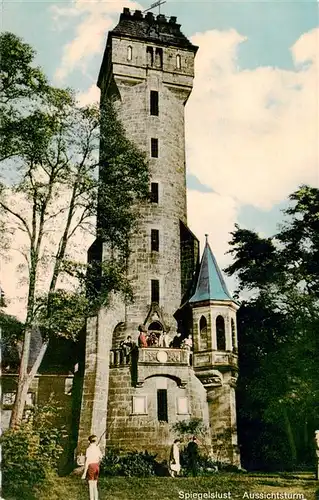 AK / Ansichtskarte  Marburg__Lahn Gaststaette Spiegelslust Aussichtsturm