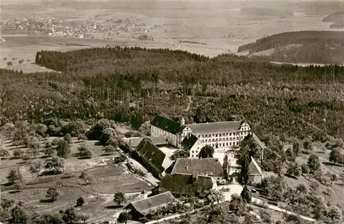 AK / Ansichtskarte  Horb_Neckar Kloster Kirchberg Domaene und Berneuchener Haus Fliegeraufnahme