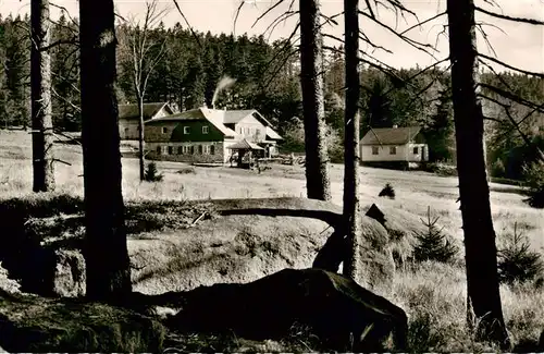 AK / Ansichtskarte  Fichtelberg_Fichtelgebirge_Bayreuth Unterkunftshaus Seehaus mit Bergwachthuette