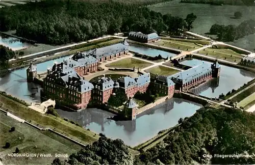 AK / Ansichtskarte  Nordkirchen Westf Schloss Fliegeraufnahme