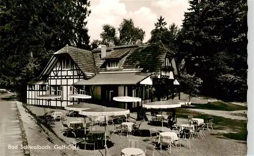 AK / Ansichtskarte  Bad_Schwalbach Golf Cafe Terrasse