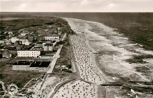 AK / Ansichtskarte  Wangerooge_Wangeroog_Nordseebad Fliegeraufnahme