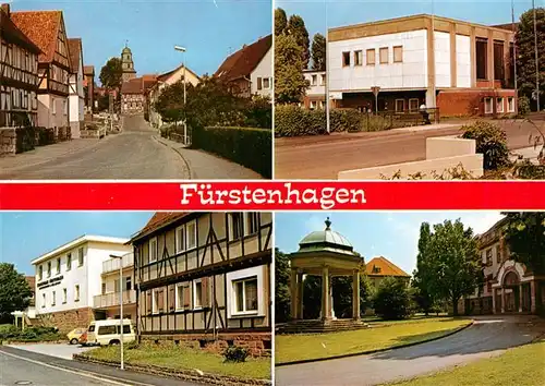 AK / Ansichtskarte  Fuerstenhagen_Hessen Schulstrasse Mehrzweckhalle Altersheim Auguste Foerster Haus