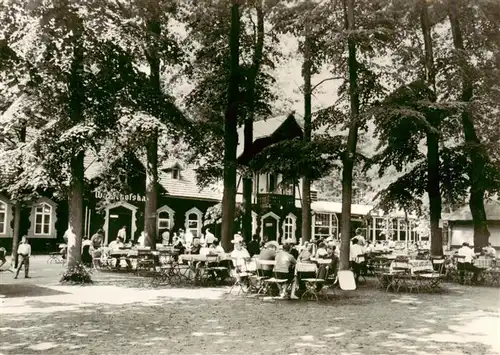AK / Ansichtskarte  Luebbenau_Spreewald HO Spreewaldgaststaette Wotschofska Freiterrasse