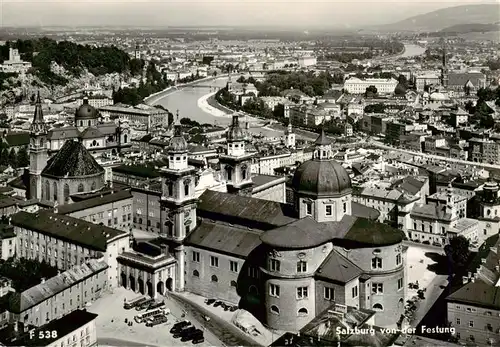 AK / Ansichtskarte  Salzburg__AT Blick von der Festung