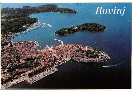 AK / Ansichtskarte  Rovinj_Rovigno_Istrien_Croatia Fliegeraufnahme