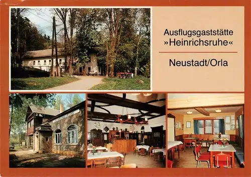 AK / Ansichtskarte  Neustadt_Orla Ausflugsgaststaette Heinrichsruhe Gastraeume