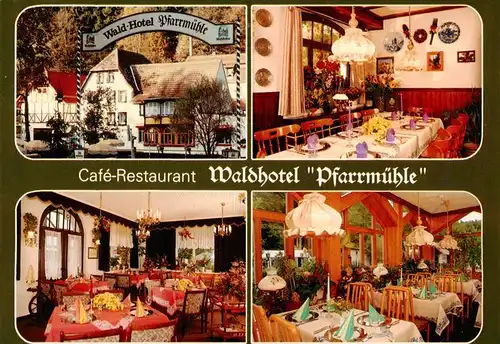 AK / Ansichtskarte  Eisenberg__Thueringen Waldhotel Pfarrmuehle Gastraeume