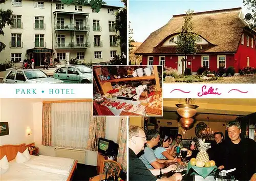 AK / Ansichtskarte 73916971 Sellin__Ruegen Park Hotel Zimmer Gastraum Bueffet