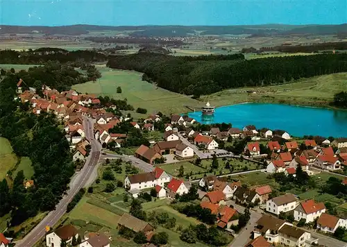 AK / Ansichtskarte  Wetterburg An der Twistertalsperre Fliegeraufnahme