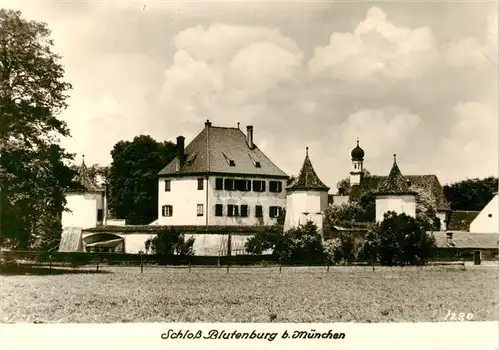 AK / Ansichtskarte  Muenchen Schloss Blutenburg