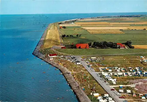 AK / Ansichtskarte  Tossens_Nordseebad Fliegeraufnahme mit Strandhalle