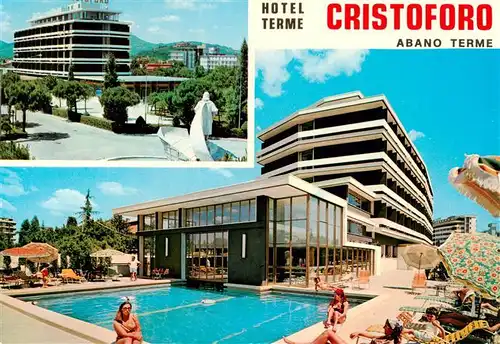 AK / Ansichtskarte 73917018 Abano_Terme_Veneto_IT Hotel Terme Cristoforo Pool