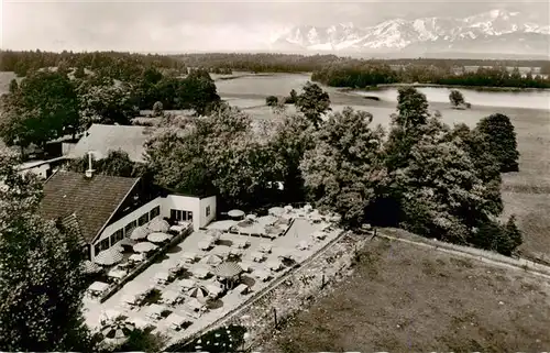 AK / Ansichtskarte 73917036 Iffeldorf Hotel und Gaststaetten Lauterbacher Muehle Fliegeraufnahme