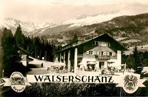 AK / Ansichtskarte 73917051 Kleinwalsertal_Vorarlberg_AT oesterr Grenzgasthof Walserschanz