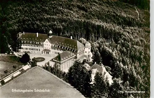 AK / Ansichtskarte  Schwaebisch_Gmuend Erholungsheim Schoenblick Fliegeraufnahme