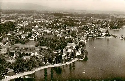 AK / Ansichtskarte  Immenstaad_Bodensee Fliegeraufnahme