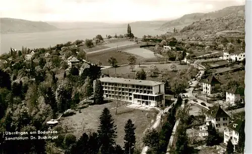 AK / Ansichtskarte  ueberlingen_Bodensee Sanatorium Dr Buchinger Fliegeraufnahme