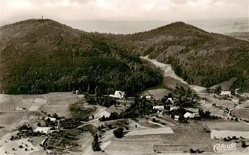 AK / Ansichtskarte  Schweigmatt_Schopfheim Fliegeraufnahme mit Hohe Moehr und Gleichen