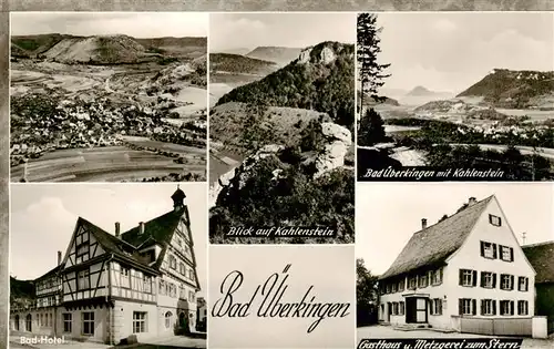 AK / Ansichtskarte  Bad_ueberkingen Panorama bad Hotel Kahlensteinblick Panorama Gasthaus zum Stern