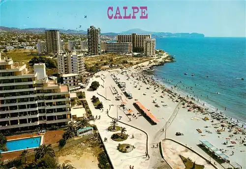 AK / Ansichtskarte 73917092 Calpe_Calp_Alicante_ES Playa de Levante