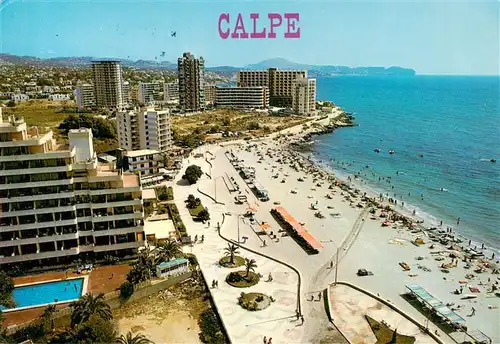 AK / Ansichtskarte  Calpe_Calp_Alicante_ES Playa de Levante