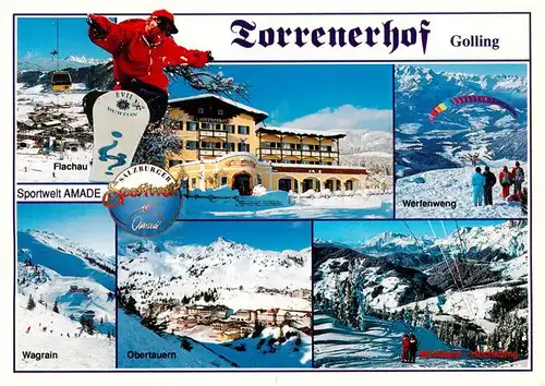 AK / Ansichtskarte 73917139 Golling__Salzach_AT Torrenerhof Flachau Werfenweng Wagrain Obertauern Muehlbach Hochkoenig